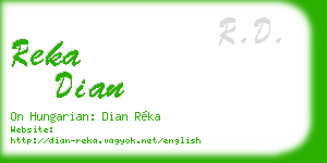 reka dian business card